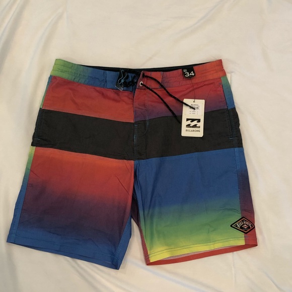 Billabong Men’s Board Short Swimsuit Size 34 - Picture 1 of 10